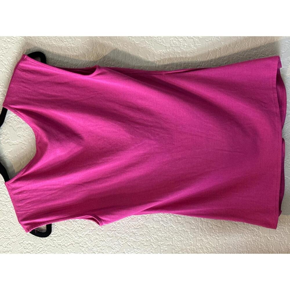 White House Black Market Sleeveless Pink Top with Beaded Detail, Size S - Picture 5 of 7